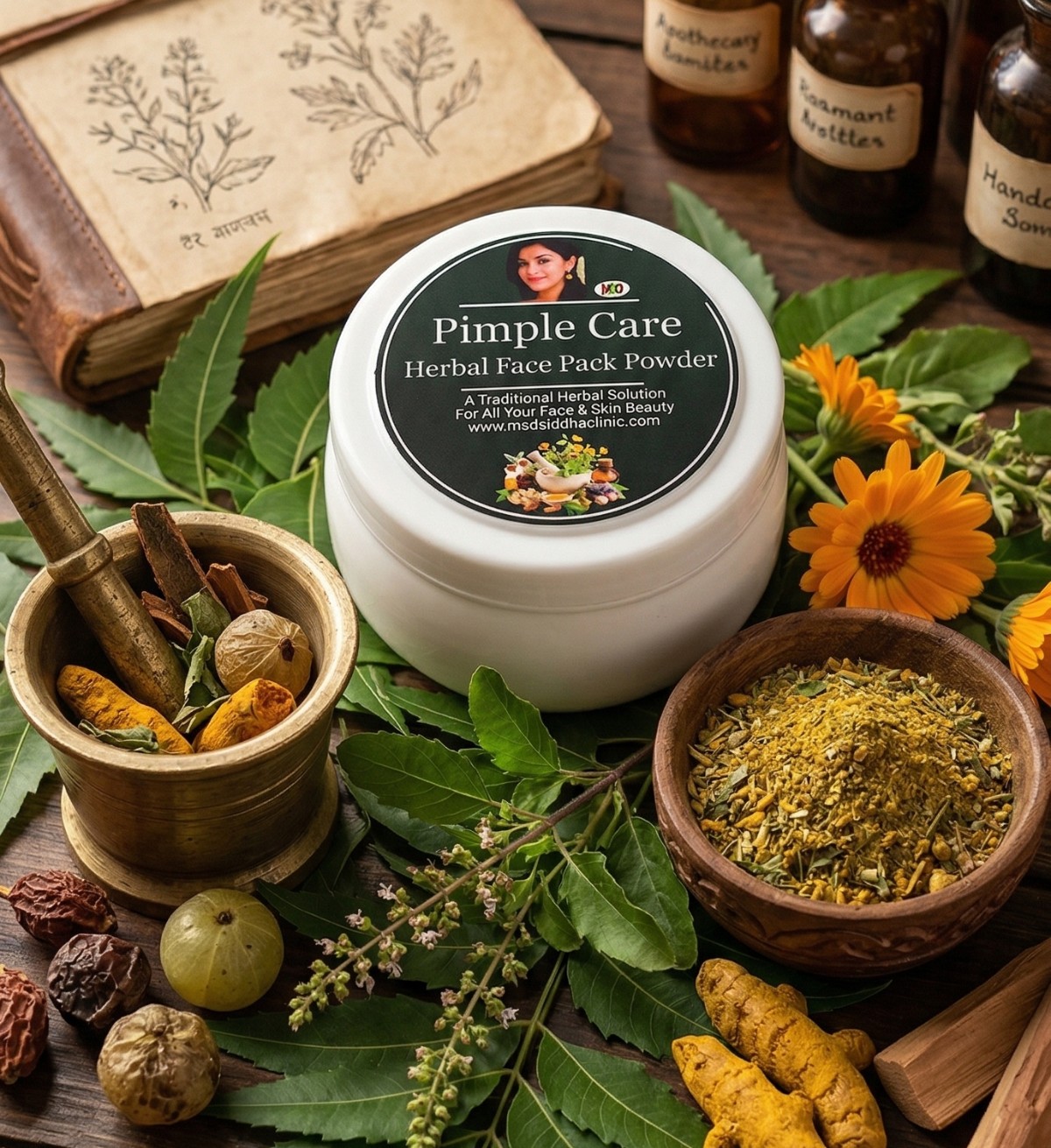 Pimple Face Pack Powder 