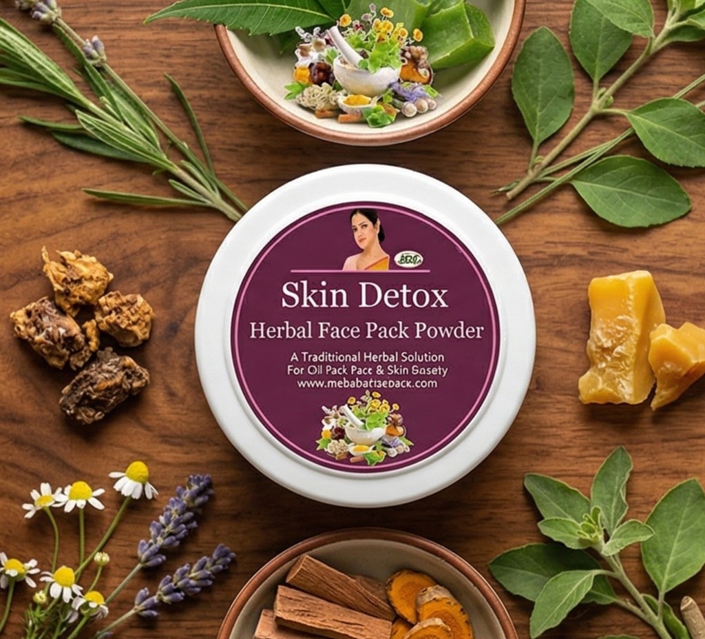 Skin Detox Herbal Face Pack Powder